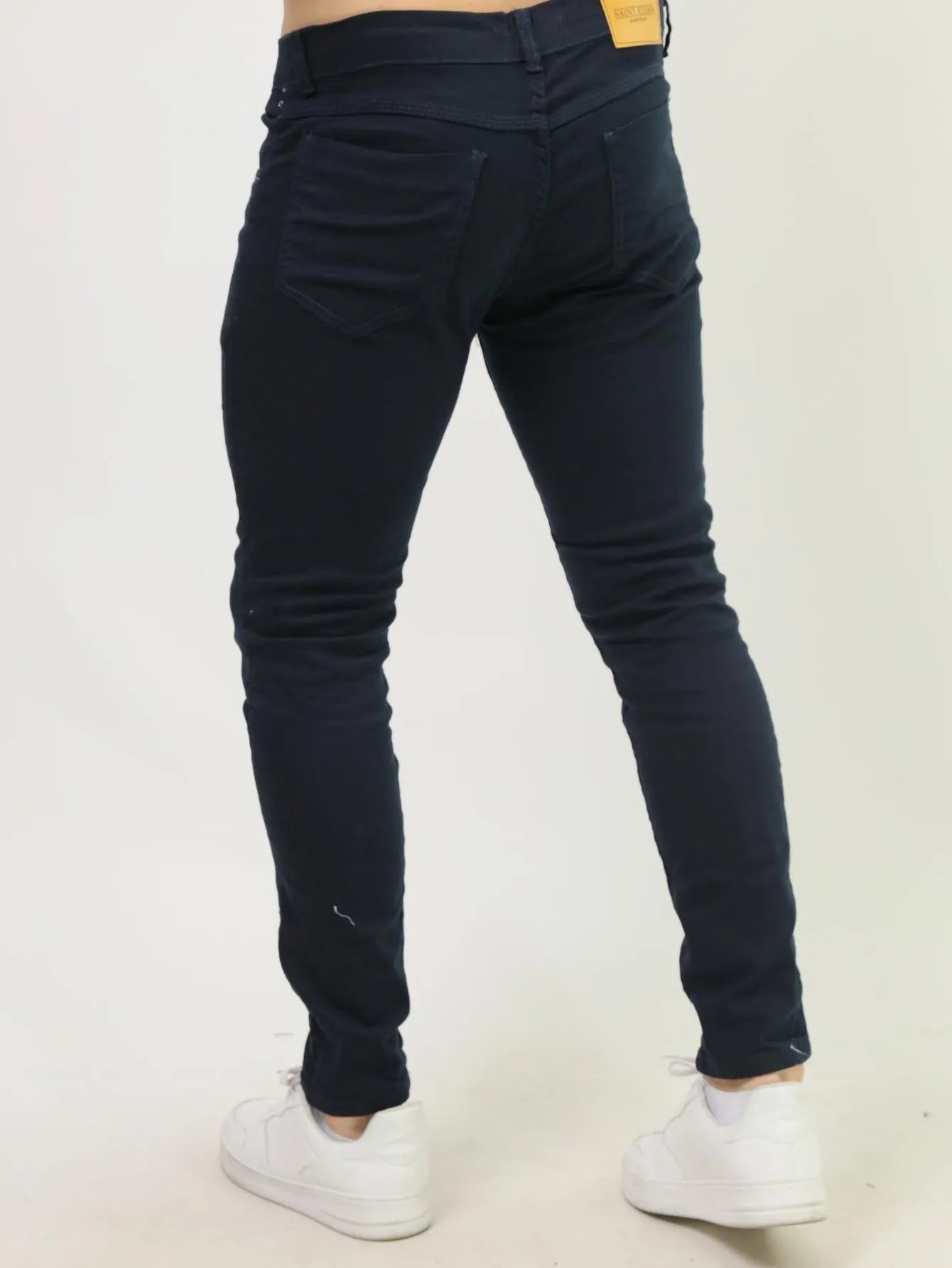 Calça Masculina Sarja Brim Slim com Lycra