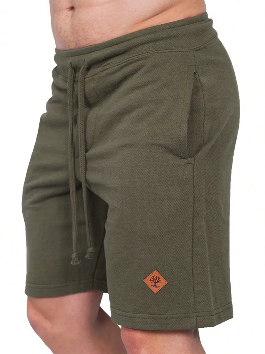 Bermuda Moletom Masculina 100% Algodão Texturizado