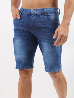 Bermuda jeans masculina tradicional