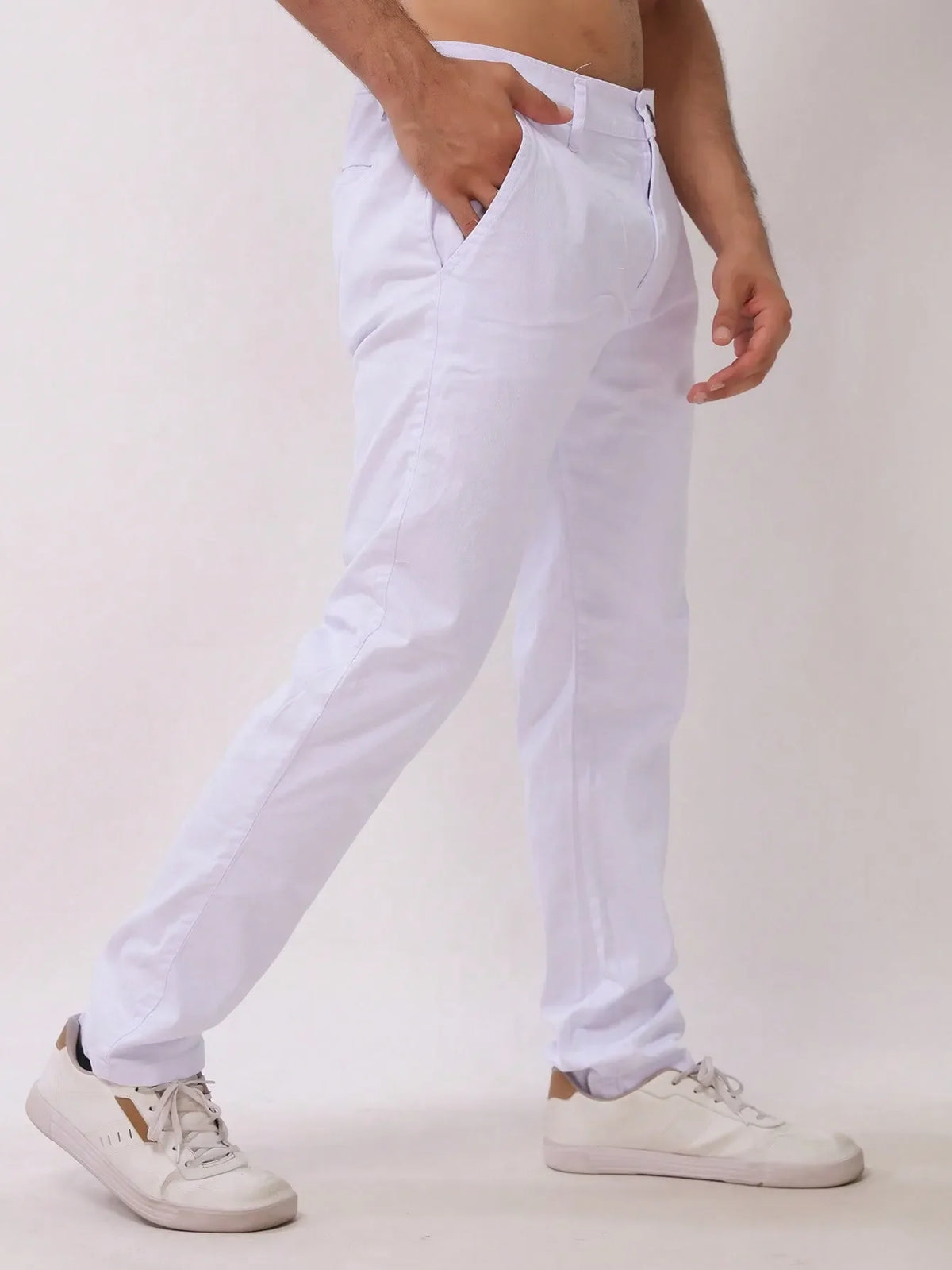 Calça sarja masculina sport fino