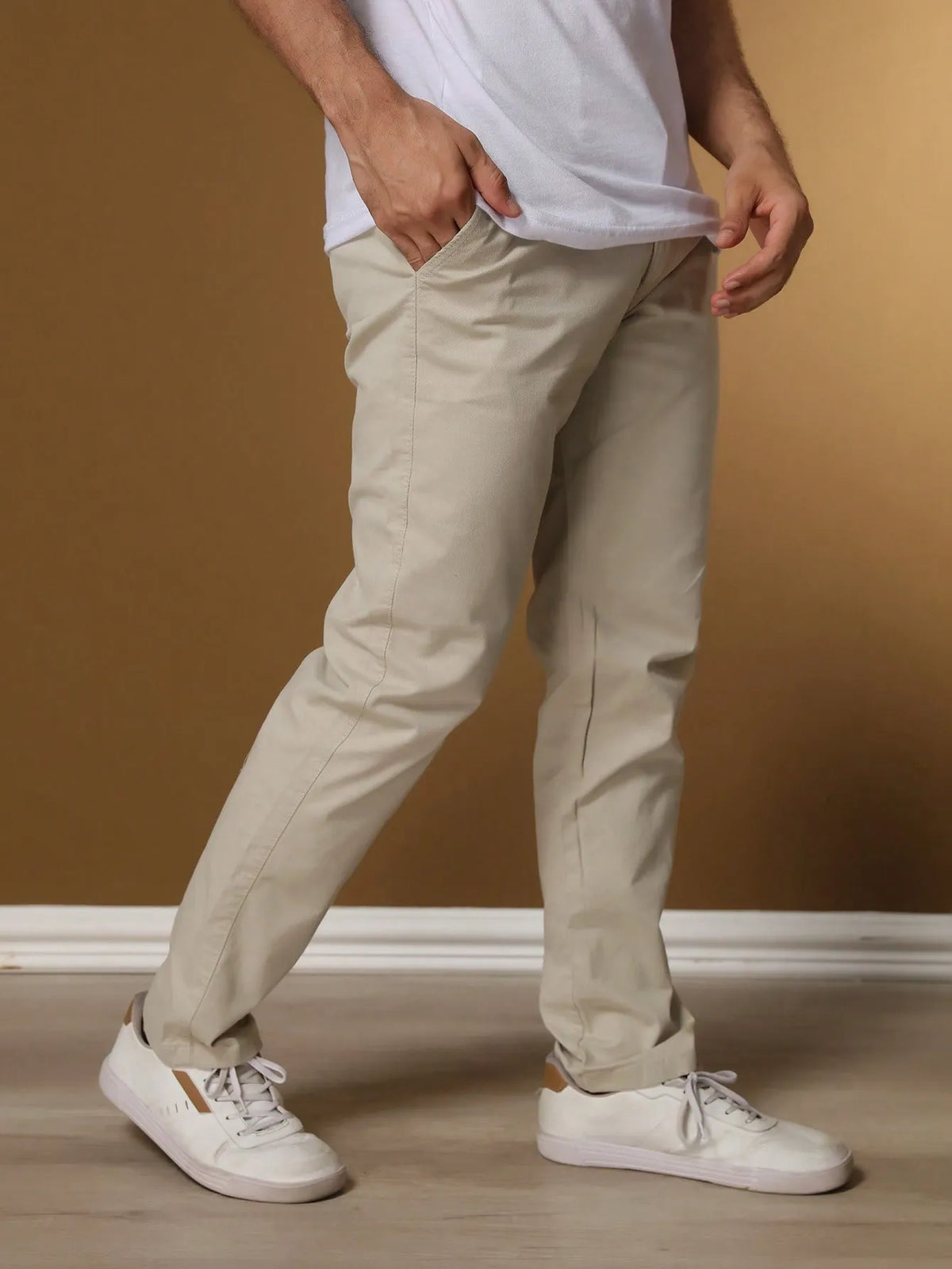 Calça jeans masculina de lycra spandex skinny
